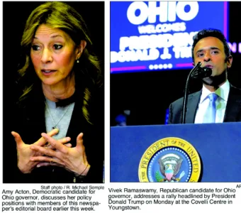 Ramaswamy, Acton discuss property taxes, data centers, death penalty, more